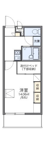レオパレスＶｉｖｌｅ．Ｋの間取り