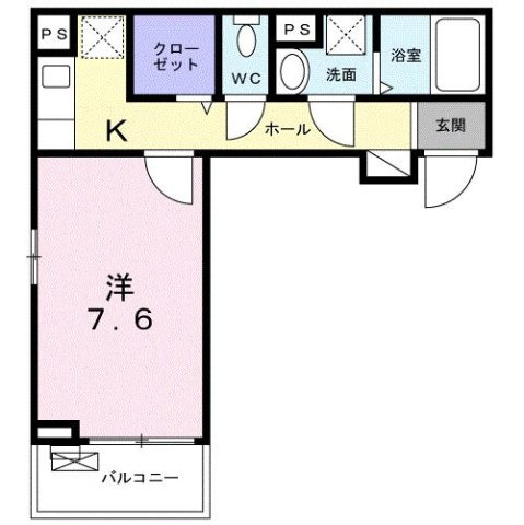ルミナス　カニヤの間取り