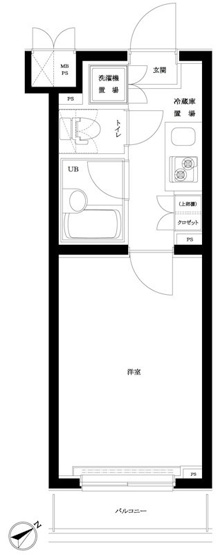 【間取り】 | ルーブル蒲田南