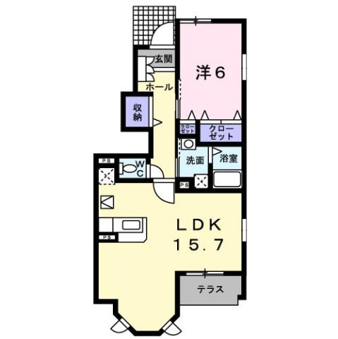 【間取り】 | クレールメゾン　Ⅰ