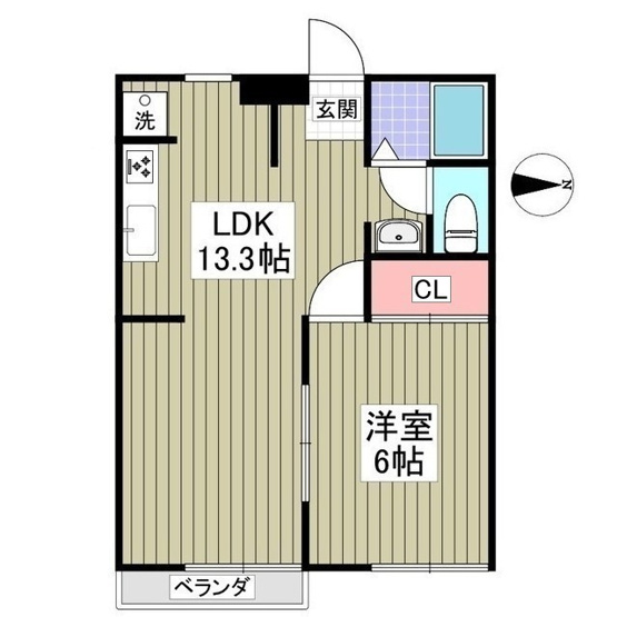 【間取り】 | エリナハイムNo.2