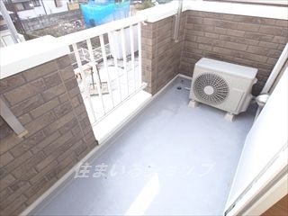 ベルアンジュＡのバルコニー