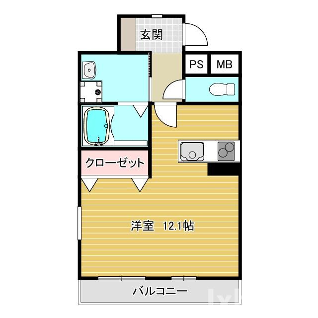 レフィナード茨木の間取り