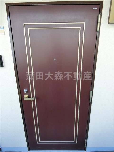 ミリオンコート多摩川の玄関