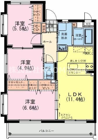 ヴァレンティナの間取り