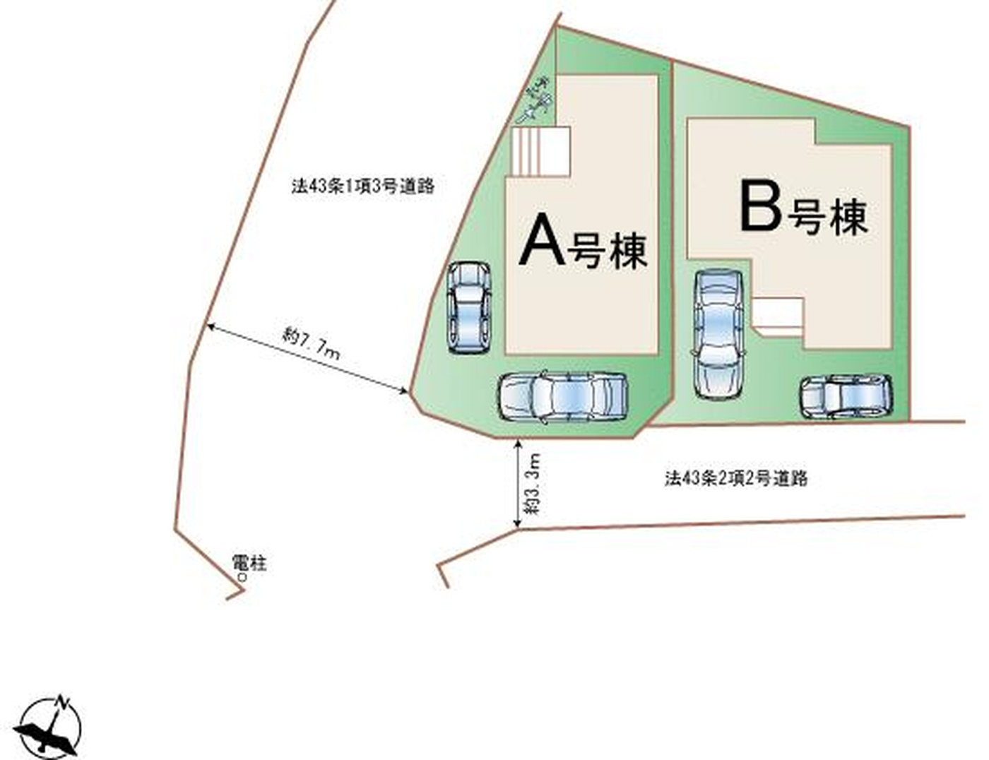 糟屋郡宇美町平和2丁目第1-2棟（1号棟）の間取り