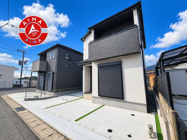 糟屋郡宇美町平和2丁目第1-2棟（2号棟）の外観|デザイン性のある外観です。