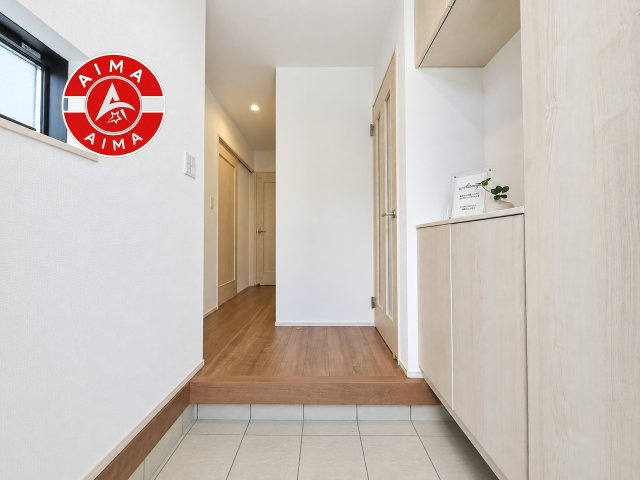 糟屋郡宇美町平和2丁目第1-2棟（2号棟）の防犯設備|二重ロックでしっかり防犯対策ができます。