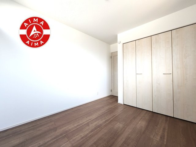 糟屋郡宇美町平和2丁目第1-2棟（2号棟）の和室|将来的に、琉球畳を引きまして和室風にすることも可能です。