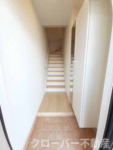 アントロワＢの玄関