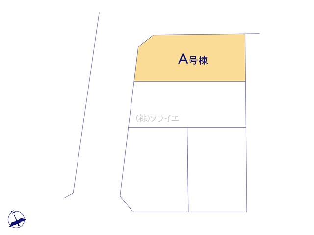 所沢市緑町2丁目　全2棟　新築戸建の区画図