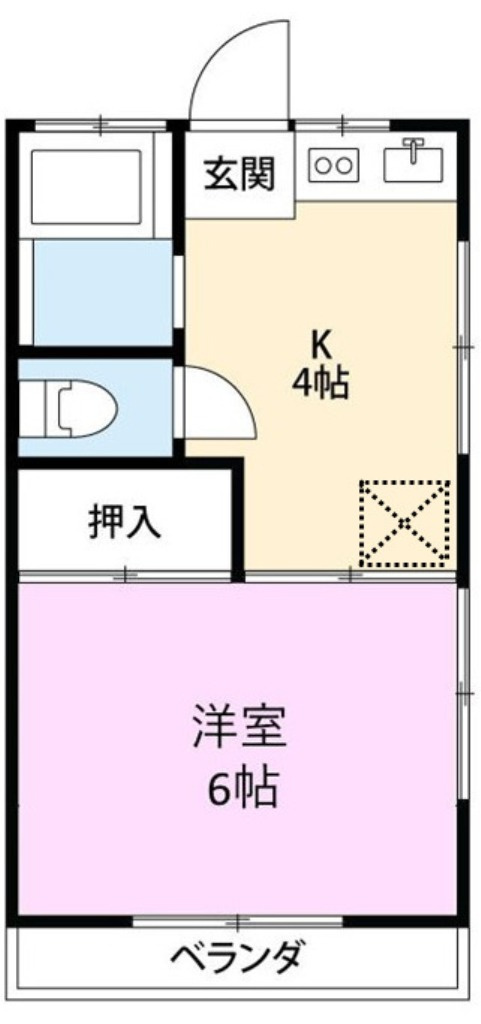 コーポペガサスの間取り