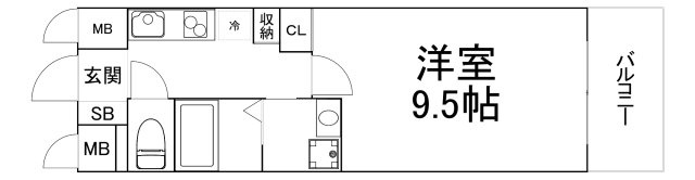 【間取り】 | ホープ松屋町住吉
