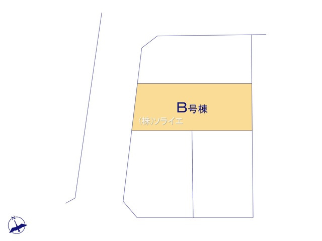 所沢市緑町2丁目　全2棟　新築戸建の区画図