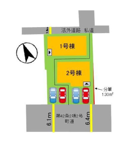 糟屋郡須恵町旅石第30-2棟（2号棟）の間取り