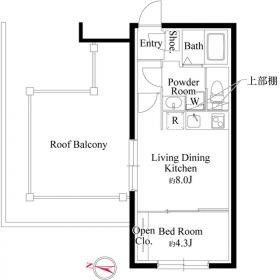 【間取り】 | メモラ西馬込 | 間取り図