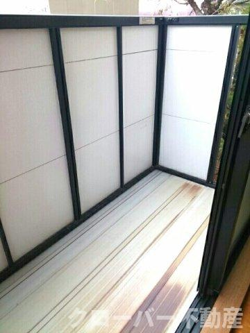 メイプルハイツのバルコニー