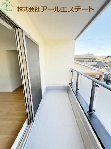 加古川市加古川町河原　　JR「加古川駅」徒歩13分のバルコニー
