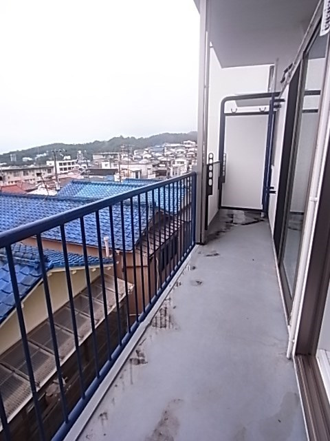 レバンス高取のバルコニー
