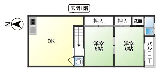 ビーコート青谷の間取り