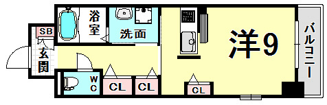 クロシェットⅠの間取り