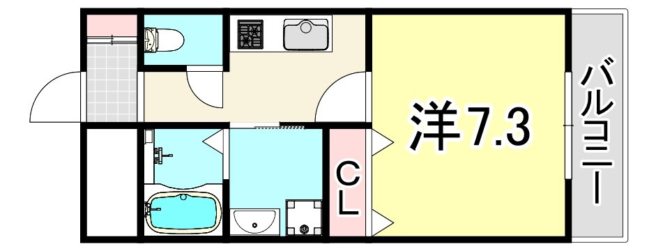 モレス・ヴィラ塚口の間取り