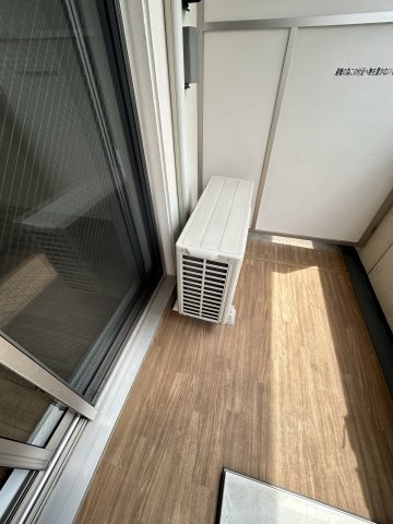 レオンコンフォート難波南のバルコニー