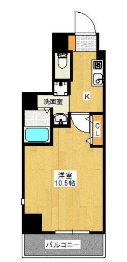 SWISS難波西の間取り