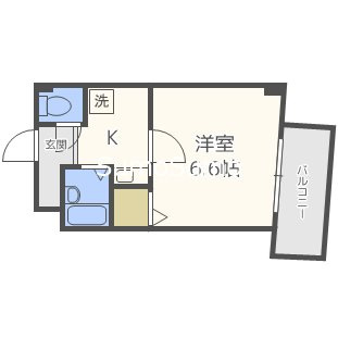 ドエル堀江南の間取り