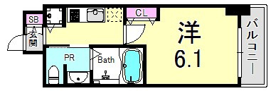 エスリード西宮北口第2の間取り