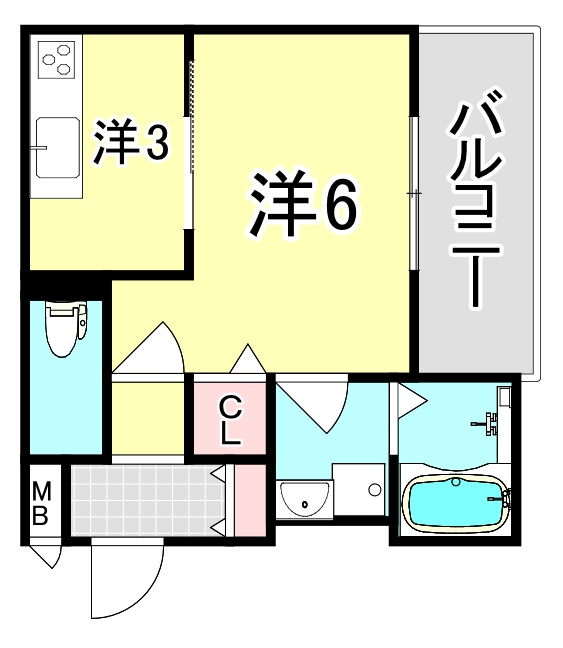 コスモガーデン光明町の間取り