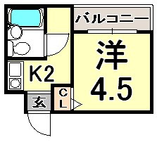新井マンションの間取り