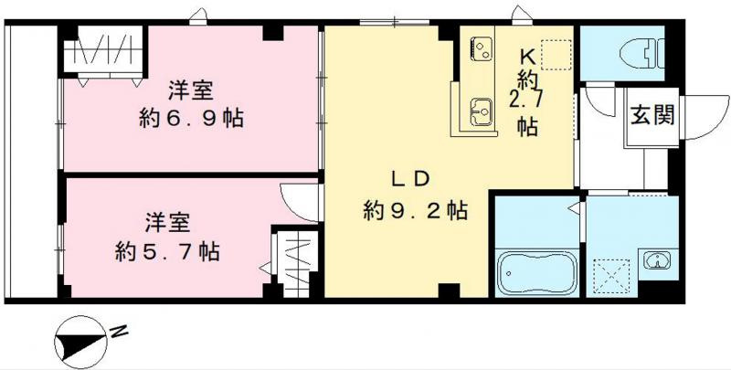 チェリッシュの間取り
