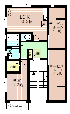 ラフィネ学芸大学の間取り
