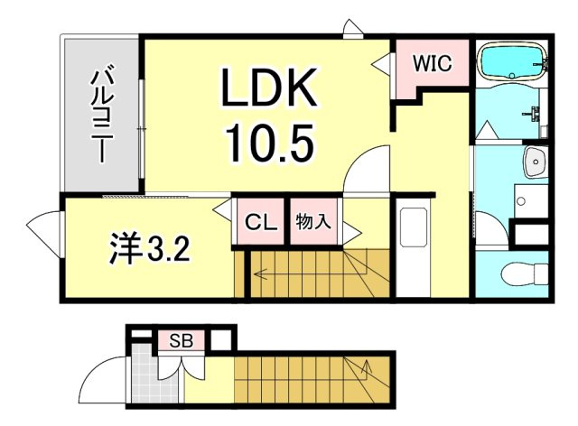 シエルフローラの間取り