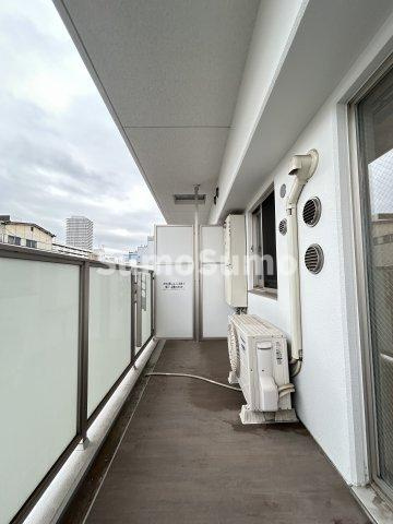 エステムコート上本町Ⅱイデアルのバルコニー