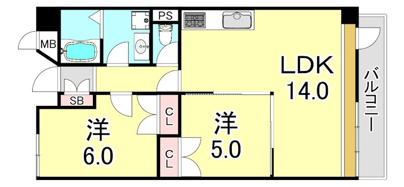 HKマンションの間取り