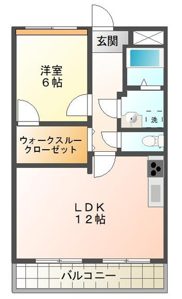 サンハイツ大田町の間取り