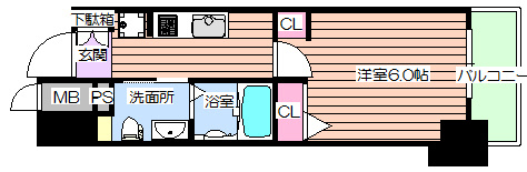 【間取り】 | エステムプラザ大手前エヴァース