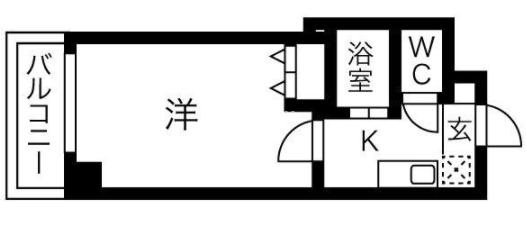 YAHATA西長堀の間取り