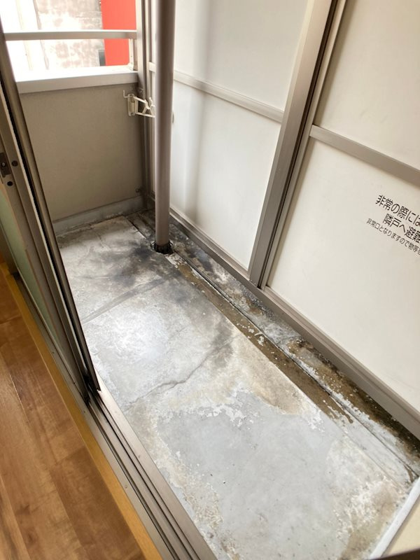 YAHATA西長堀のバルコニー|外からの目が気にならないバルコニーで洗濯物が干せます