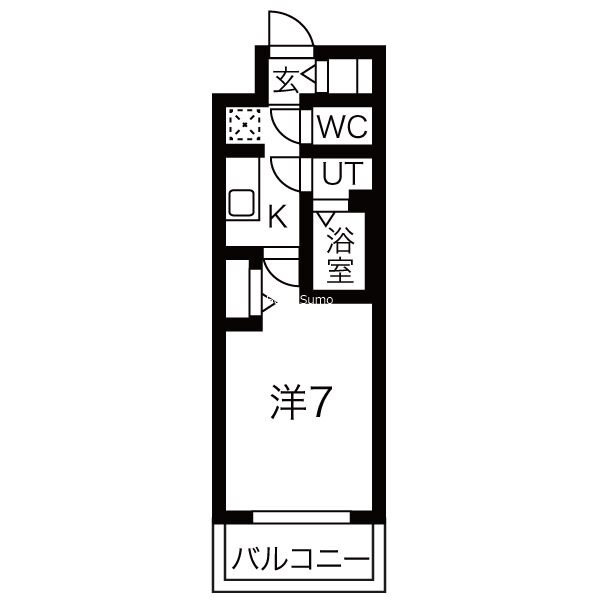 ファステート難波グランプリの間取り