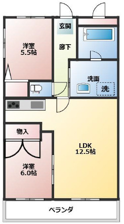グレースサンシャインの間取り