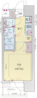 プレサンス四天王寺前夕陽ヶ丘　凛宮の間取り