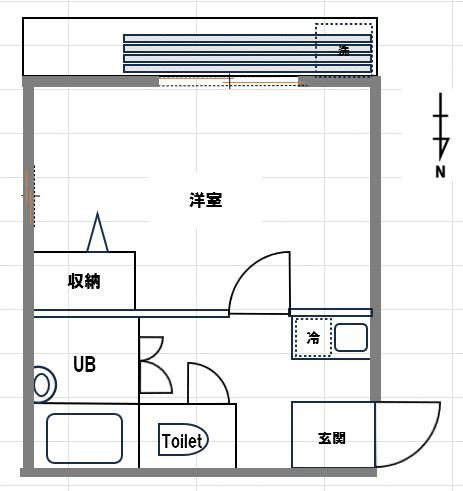 Ｋマンションムサシの間取り