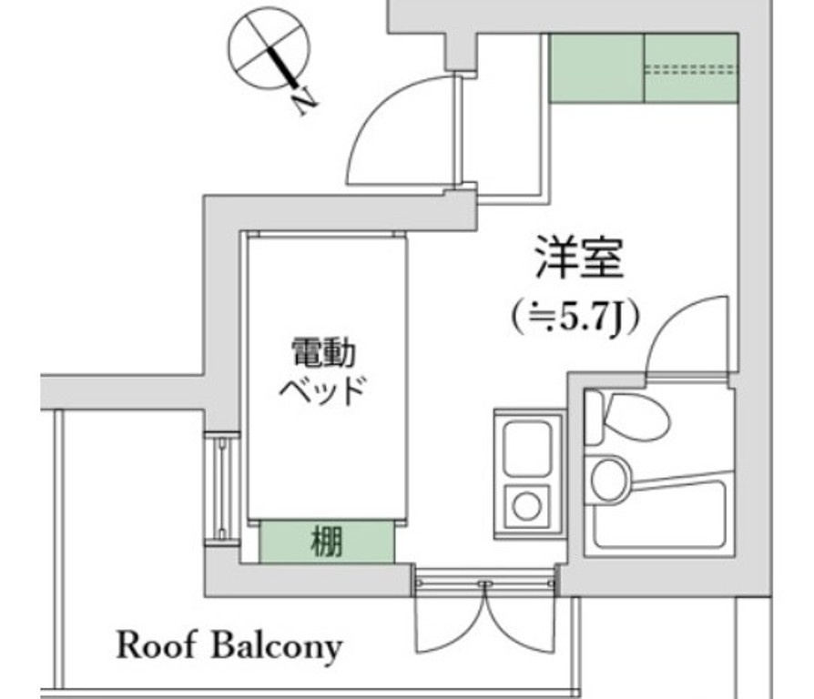 シャトル・ハイムⅠの間取り