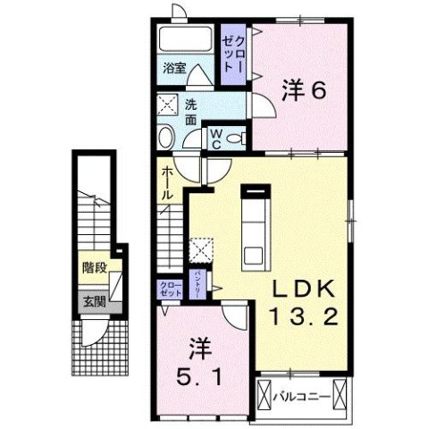 【間取り】 | トレモントＢ