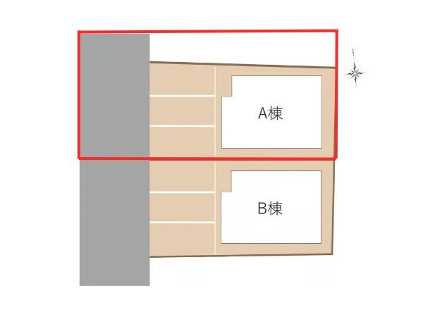 AG-HOUSE　ひばりヶ丘　A棟の区画図|※図面と現況が異なる場合は現況を優先させていただきます。