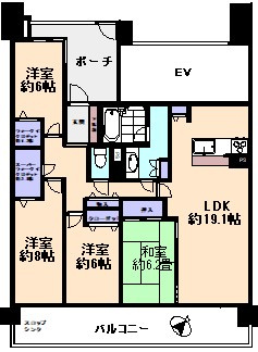 デュオヒルズつくば学園都市の間取り