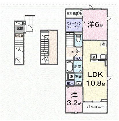 【間取り】 | ヒカルサ川越南古谷ウェスト